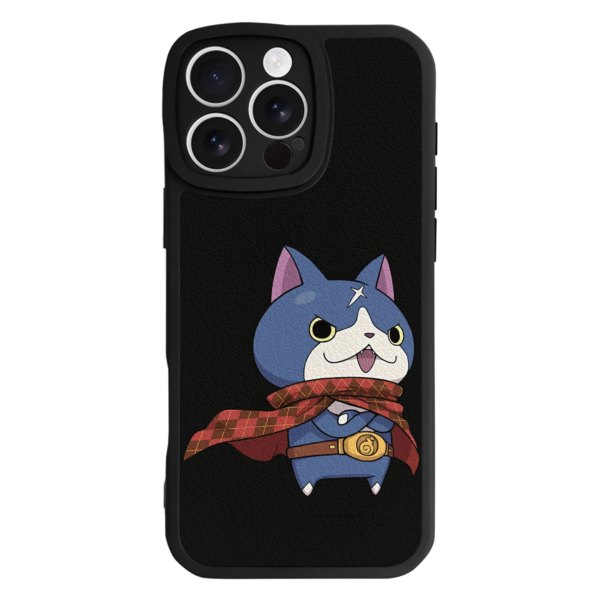 （画像用） 妖怪ウォッチ Yo-kai Watch 【iPhone 16シリーズ対応】シリコンスマホケース（レザー調） 材質：シリコン